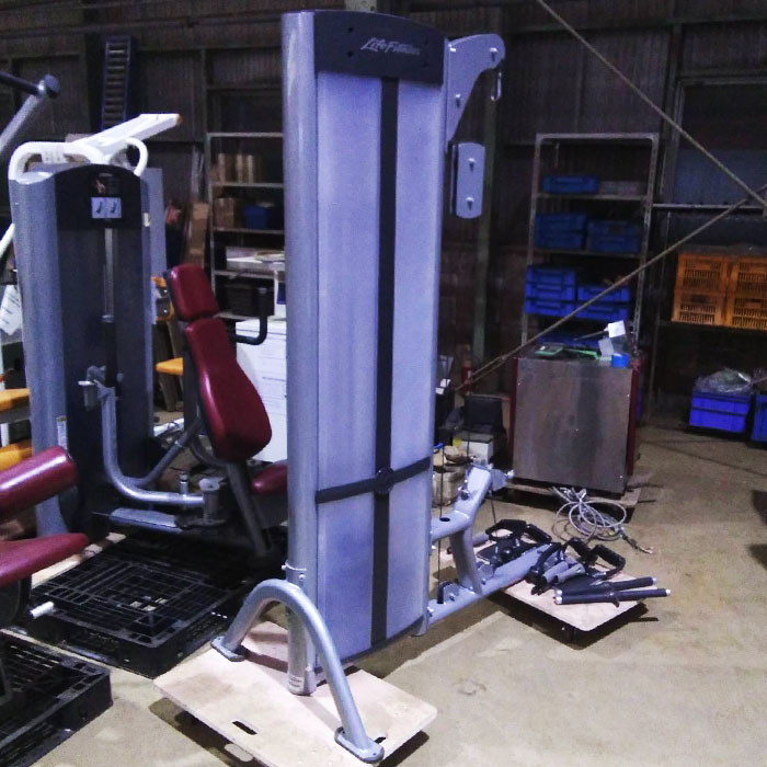 【中古】バイセップ・カール/トライセップ・プッシュダウン OSBT ライフフィットネス 2013年頃 ジム エクササイズ フィットネスマシン【動産王】千葉★引取限定