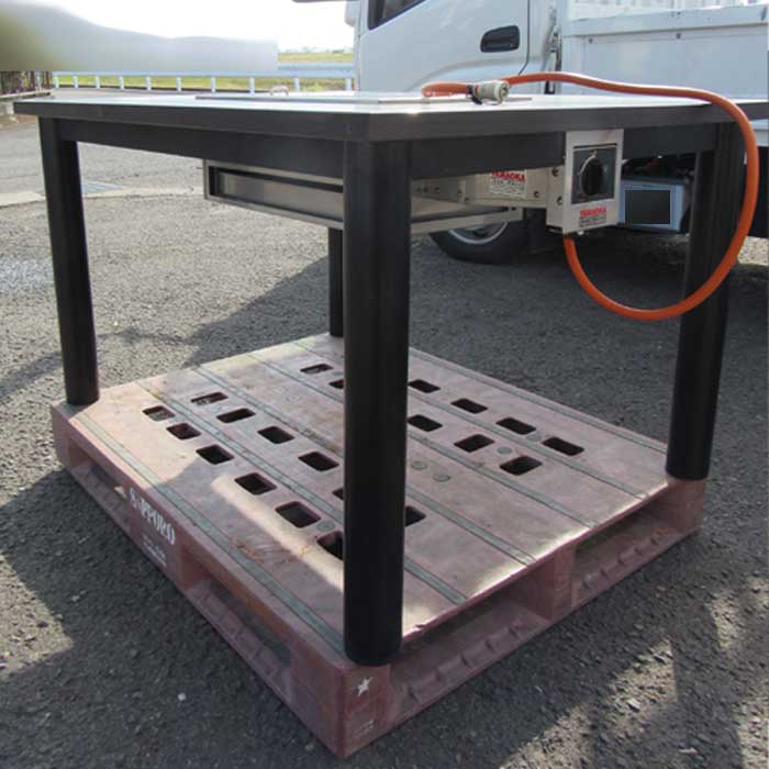 【中古】浜焼きロースターテーブル DX-36 山岡金属工業 2012年式 LPガス   現状渡し【動産王】仙台★引取限定