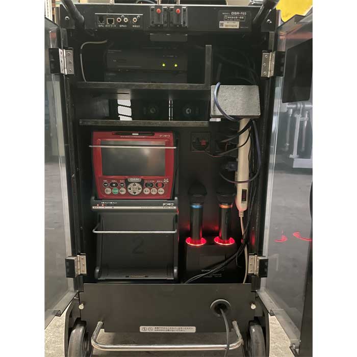 【中古】カラオケ 第一興商 FREEDAM DAM-F650(本体)/DSR-F65(専用スピーカー内蔵ラック)  【動産王】名古屋☆送料無料