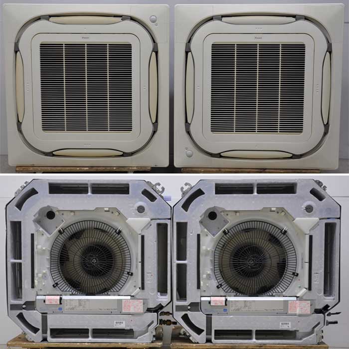 【中古】天カセツインエアコン FHCP140BC(内機)2台 RZZP280CA(外機) ダイキン 2012年  【動産王】大阪☆送料無料