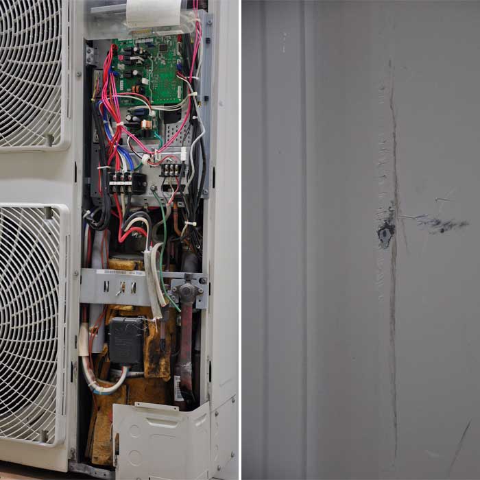 【中古】天カセツインエアコン FHCP140BC(内機)2台 RZZP280CA(外機) ダイキン 2012年  【動産王】大阪☆送料無料