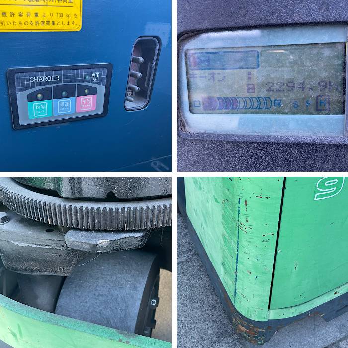 中古】バッテリーフォークリフト トヨタ 7FBRK9 2006年 リーチ