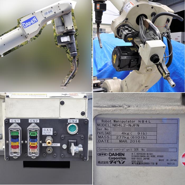 中古｜溶接ロボット一式 FD-B4L ダイヘン 2016年 産業ロボット 溶接機 ｜動産王｜大阪｜送料込み