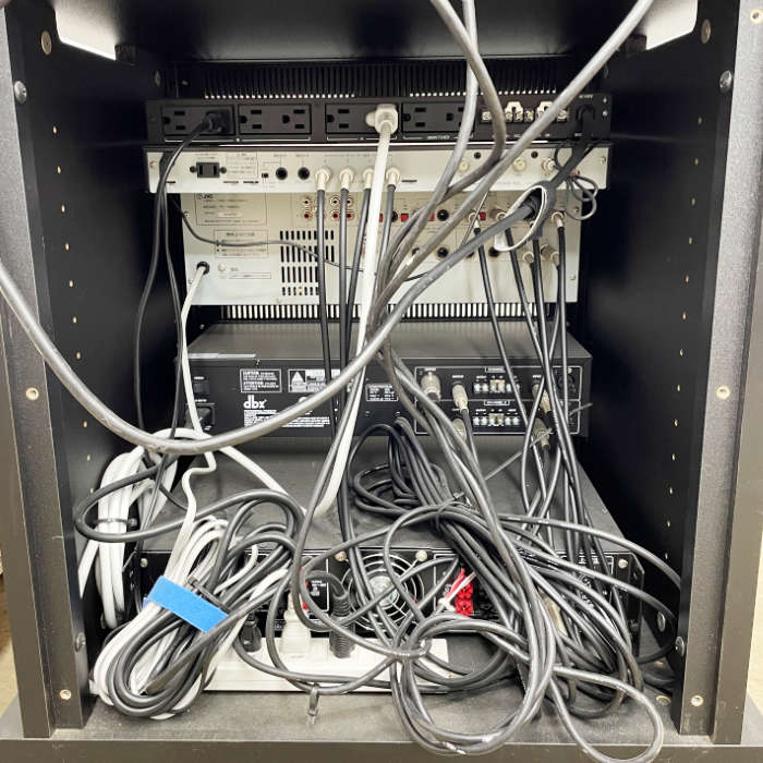 中古｜音響システム JVC PS-S552B スピーカー マイク アンプ 音響設備