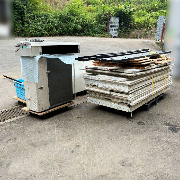 中古｜プレハブ冷蔵庫 1.5坪 変形特注 柱加工 CS-N0200DP-D 大和冷機 2020年 冷蔵チャンバー ストッカー ｜動産王｜千葉｜送料無料