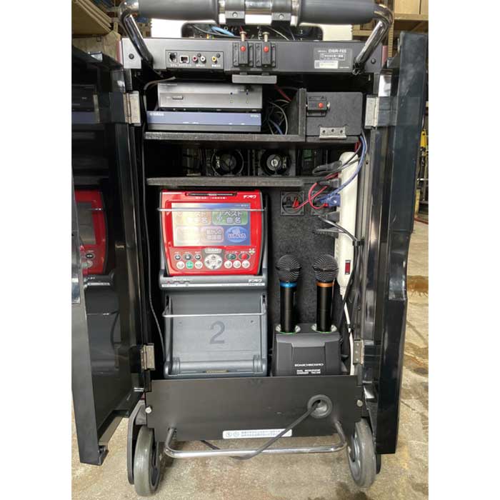 【中古】カラオケ 第一興商 FREEDAM DAM-F650(本体)/DSR-F65(専用スピーカー内蔵ラック) リモコン故障  【動産王】名古屋☆送料無料