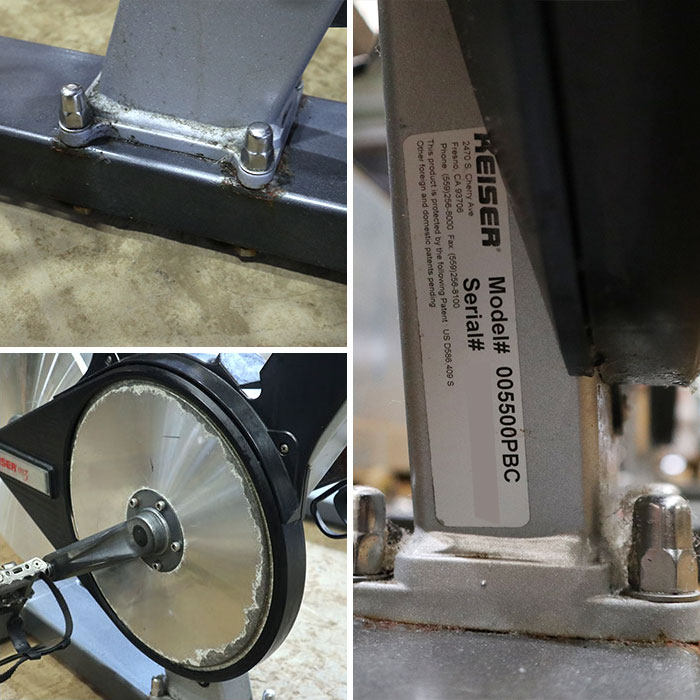 【中古】 インドアサイクル m3 カイザー KEISER 2010年 スピンバイク フィットネスマシン【動産王】千葉★引取限定