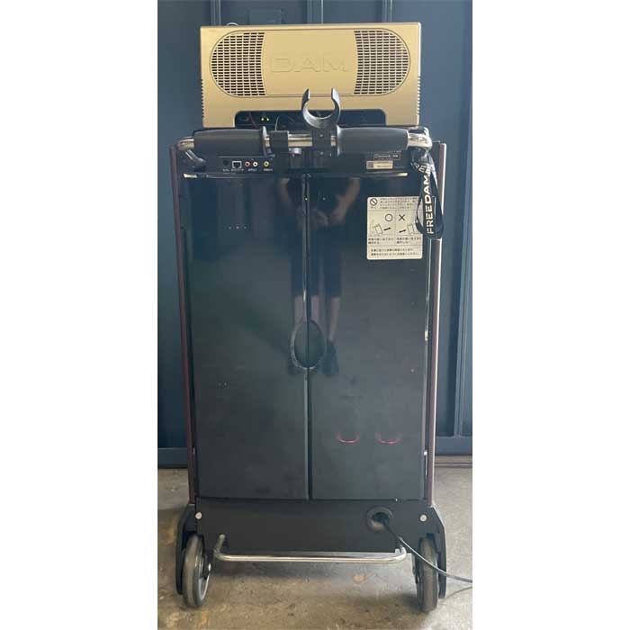 【中古】カラオケ 第一興商 FREEDAM DAM-F650(本体)/DSR-F65(専用スピーカー内蔵ラック)  【動産王】名古屋☆送料無料