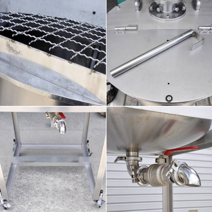 【中古】 液体撹拌混和機 TC-TMU-120N 竹内食品機械 2012年 60Hz 液体ミキサー タレミキサー  【動産王】大阪☆送料無料