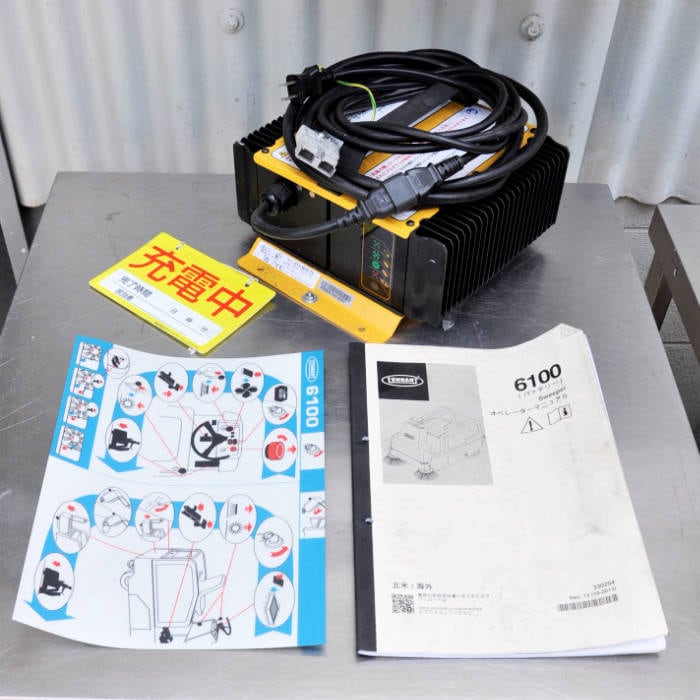 中古|バッテリー式乗車型フロアスイーパー 6100-U02140 テナント 2015年 業務用 |動産王|大阪|引取|送料別