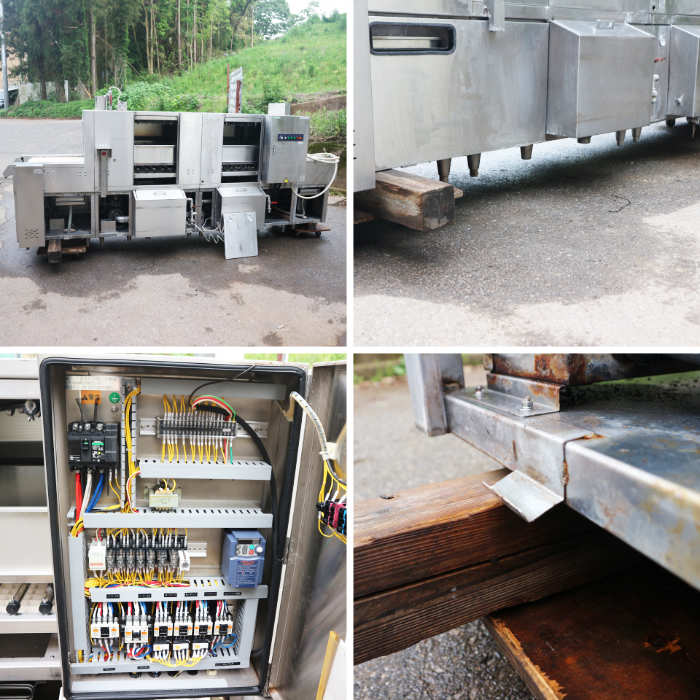 中古｜コンベア式コンテナ洗浄機 TDWN-38R-P タニコー 2008年 コンベヤ｜動産王｜千葉｜引取｜送料別