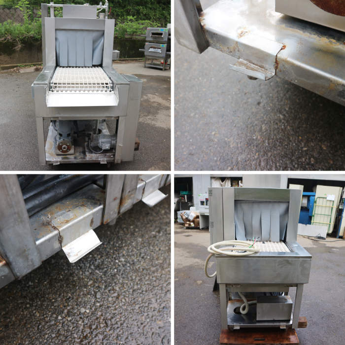 中古｜コンベア式コンテナ洗浄機 TDWN-38R-P タニコー 2008年 コンベヤ｜動産王｜千葉｜引取｜送料別