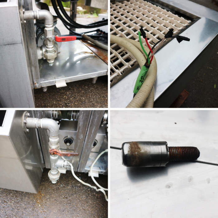 中古｜コンベア式コンテナ洗浄機 TDWN-38R-P タニコー 2008年 コンベヤ｜動産王｜千葉｜引取｜送料別