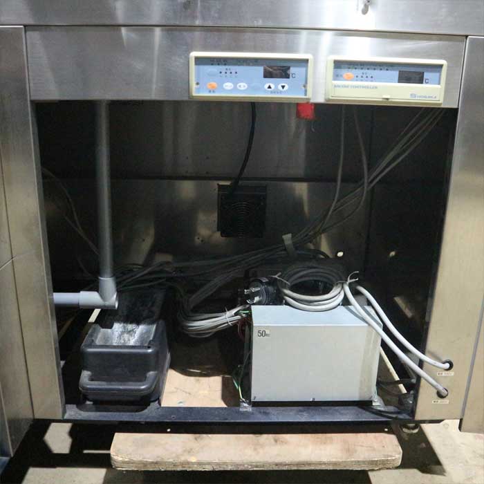 【中古】L型 対面 冷蔵ショーケース 業務用 特注 保坂製作所 2004年 50Hz 東日本専用  店舗【動産王】千葉★引取限定