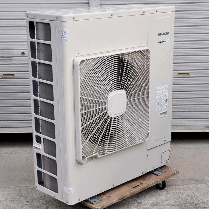 中古|天井カセット形エアコン 6馬力 ツイン 室内機RCI-GP80K3×2台 室外機RAS-AP160SSM 日立 2023年 業務用 |動産王|大阪|送料無料
