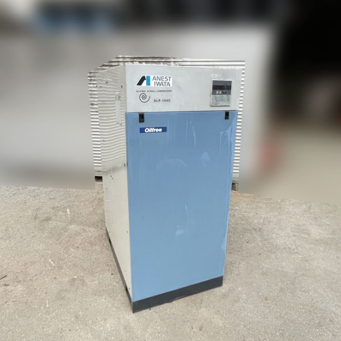 中古|オイルフリー スクロール コンプレッサ SLP-150C アネスト岩田 2006年 コンプレッサー |動産王|千葉|送料無料