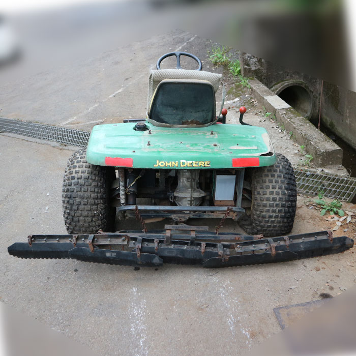 【中古】ジョンディア バンカー＆フィールドレーキ 1200A JOHN DEERE 4サイクル空冷単気筒 2004年【動産王】千葉★引取限定