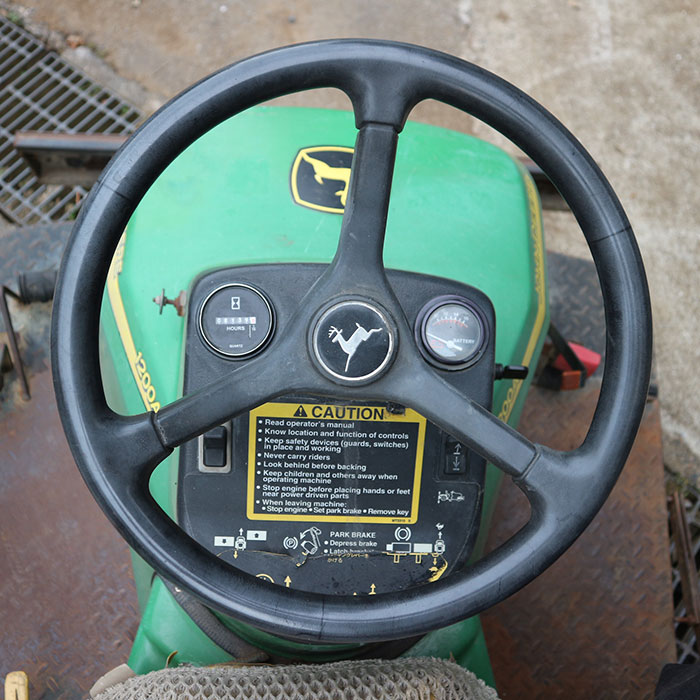【中古】ジョンディア バンカー＆フィールドレーキ 1200A JOHN DEERE 4サイクル空冷単気筒 2004年【動産王】千葉★引取限定