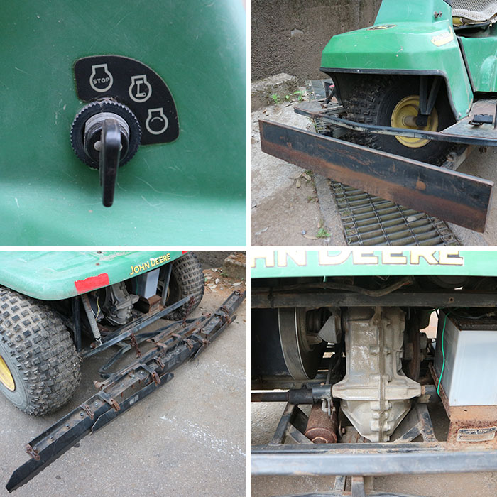 【中古】ジョンディア バンカー＆フィールドレーキ 1200A JOHN DEERE 4サイクル空冷単気筒 2004年【動産王】千葉★引取限定