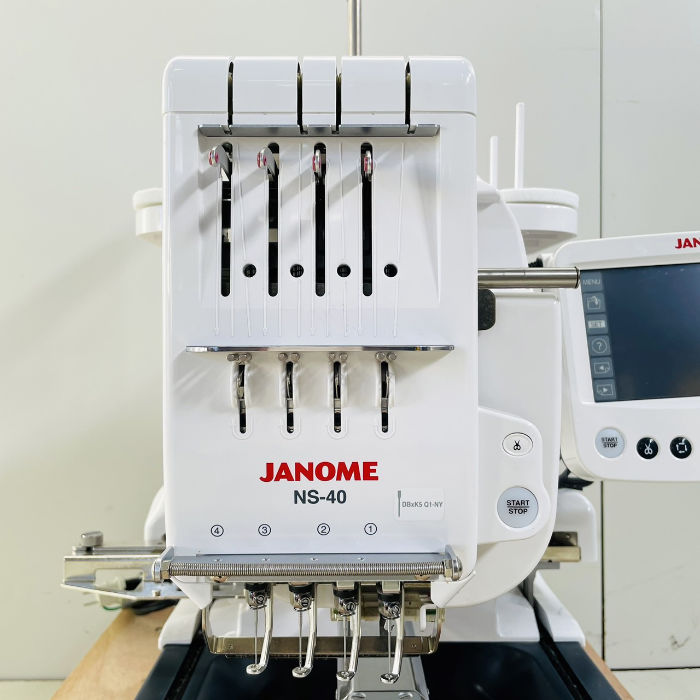 中古】 ネーム刺しゅう機 NS40 770型 ジャノメ 2018年 1頭4針 【動産王  