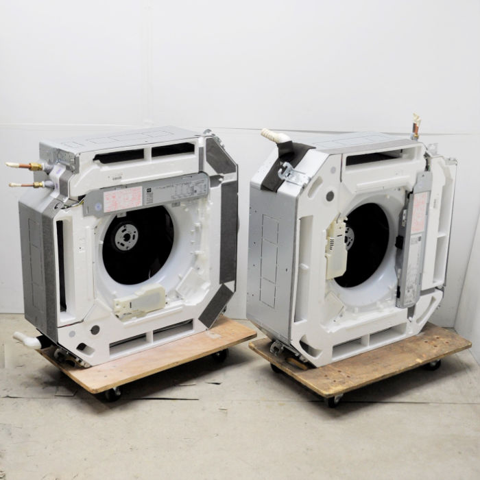中古｜天井カセット形エアコン 8馬力 ツイン 室内機FHCP112EG×2台 室外機RZZP224CJ ダイキン 2019年 ｜動産王｜大阪｜送料無料