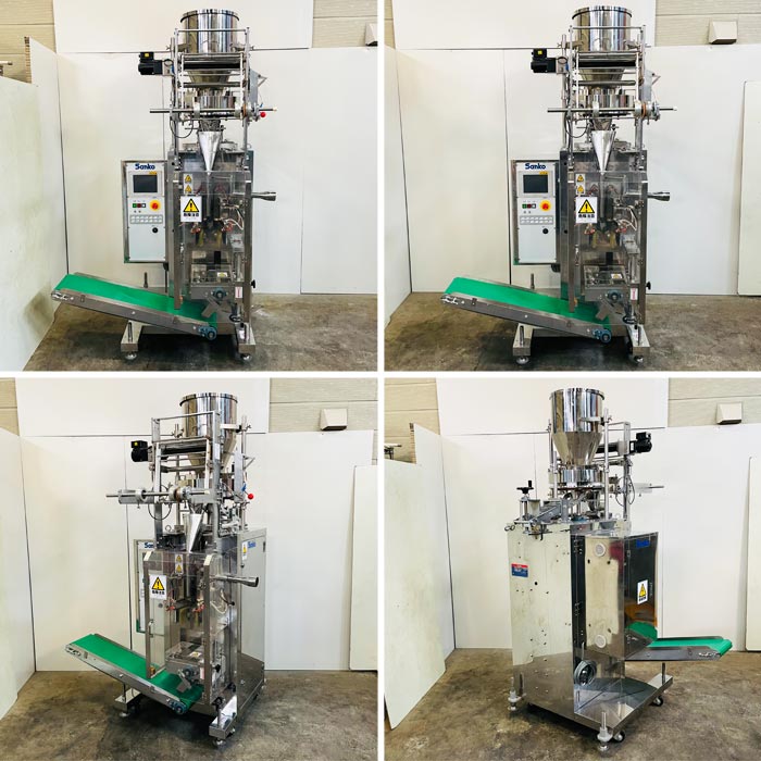 中古｜粉体充填包装機 MC303a 三光機械 2015年 集塵機付き 3方包装機 ｜動産王｜北海道｜引取限定