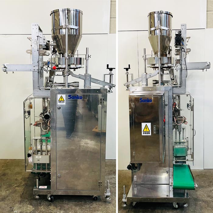 中古｜粉体充填包装機 MC303a 三光機械 2015年 集塵機付き 3方包装機 ｜動産王｜北海道｜引取限定