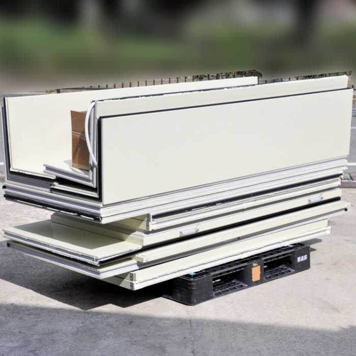 中古｜プレハブ冷蔵庫 1坪 DP410D-22 大和冷機 内)RU-R10SMCD3 外)RU-R10SMD3 日立 2022年 ｜動産王｜大阪｜引取｜送料別