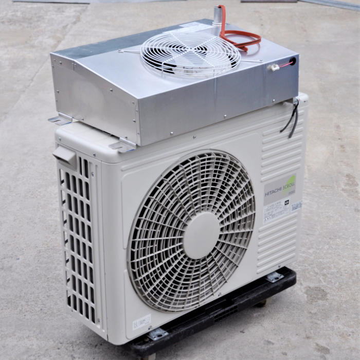 中古｜プレハブ冷蔵庫 1坪 DP410D-22 大和冷機 内)RU-R10SMCD3 外)RU-R10SMD3 日立 2022年 ｜動産王｜大阪｜引取｜送料別