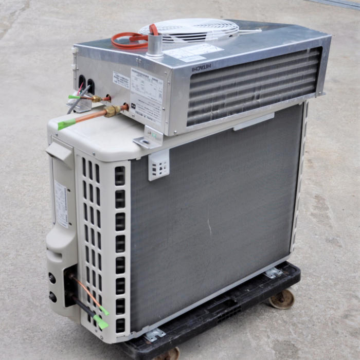 中古｜プレハブ冷蔵庫 1坪 DP410D-22 大和冷機 内)RU-R10SMCD3 外)RU-R10SMD3 日立 2022年 ｜動産王｜大阪｜引取｜送料別