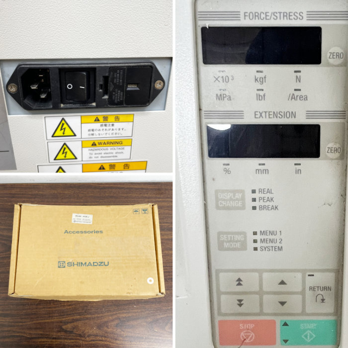 中古｜引張り強度試験機 AGS-J 島津製作所 オートグラフ 精密万能試験機 引張試験機 ｜動産王｜千葉｜送料無料