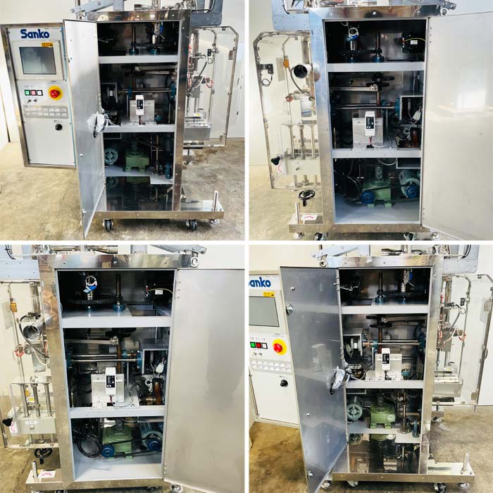 中古｜粉体充填包装機 MC303a 三光 2015年 集塵機付き 3方包装機 ｜動産王｜北海道｜引取限定