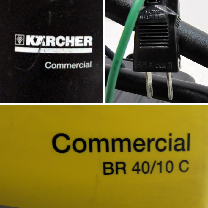 【中古】小型床洗浄機 BR 40/10C ケルヒャー 2009年 50Hz  【動産王】仙台★引取限定