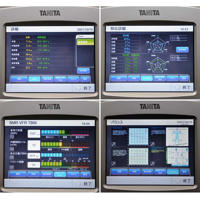 【中古】マルチ周波数体組成計 MC-980A-N Plus タニタ TANITA 2020年 電気抵抗線式はかり  【動産王】大阪☆送料無料