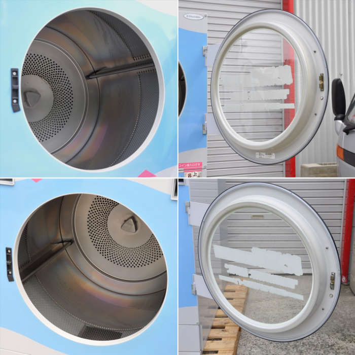 【中古】 コイン式ガス乾燥機2台セット T4300 エレクトロラックス 2013年 2段式 ランドリー機器 【動産王】大阪☆送料無料