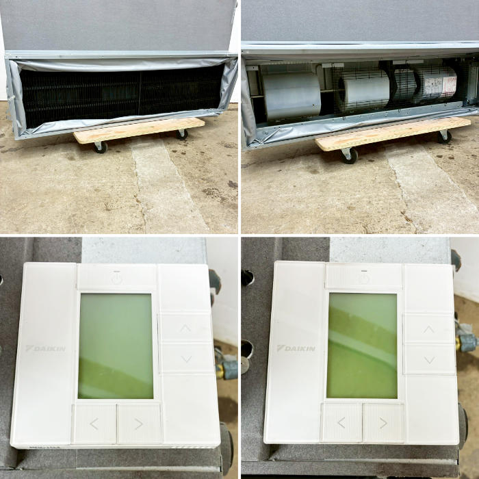 中古｜天カセエアコン 8馬力(4馬力×2) RZRP224BA FHBP112FB×2 業務用 空調 天井埋込カセット形 ビルトイン ｜動産王｜千葉｜送料無料