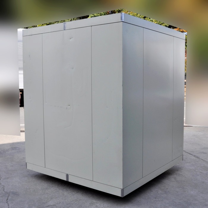 中古|プレハブ冷凍庫 1坪 DP410F-19 大和冷機 内)PCU-SV200LE 外)PCU-SV200LU パナソニック 2018年 |動産王|大阪|引取|送料別