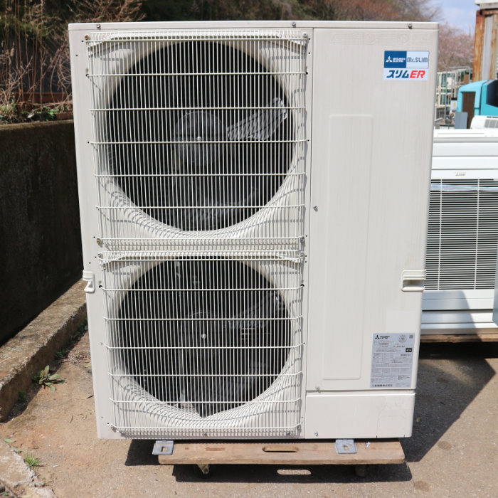 【中古】エアコン 三菱電機 外)PUZ-ERP280KA11 内)PL-ERP140EA6 天井カセット4方向 10馬力 スリムER【動産王】千葉☆送料無料