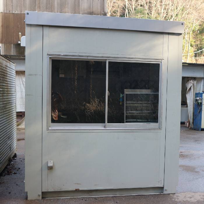 【中古】キッチンプレハブ 2坪 三協フロンティア ユニットハウス 店舗 厨房 グリドル/製氷機/ホットショーケース【動産王】千葉☆送料無料