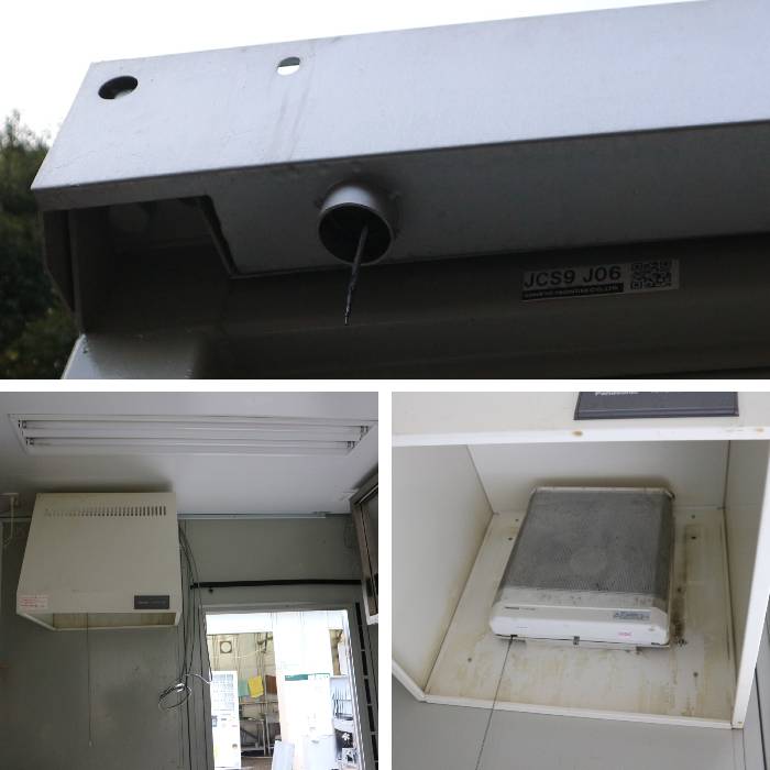 【中古】キッチンプレハブ 2坪 三協フロンティア ユニットハウス 店舗 厨房 グリドル/製氷機/ホットショーケース【動産王】千葉☆送料無料