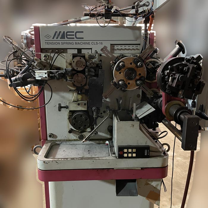 中古｜テンションスプリングマシン CLS16 MEC メックマシナリー 1995年 ばね成形機 ｜動産王｜千葉｜引取｜送料別