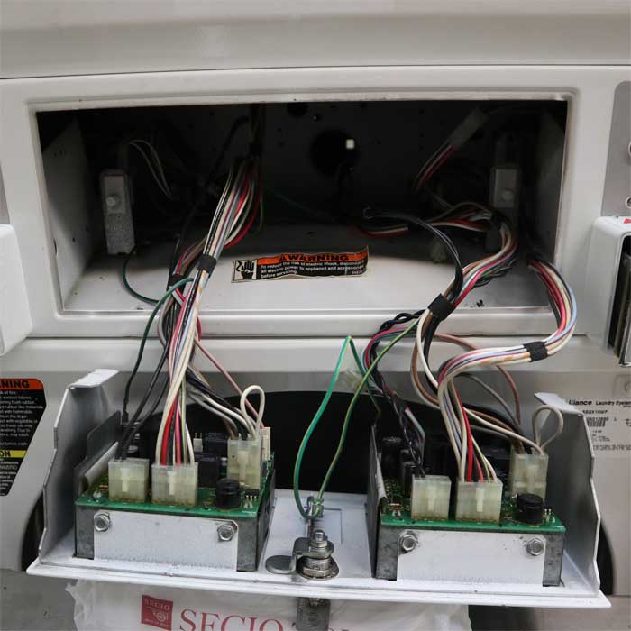 【中古】コイン式二段乾燥機 SSGX19WF Huebsch Alliance 天然ガス 都市ガス 60Hz 西日本専用 8kg  【動産王】千葉★引取限定