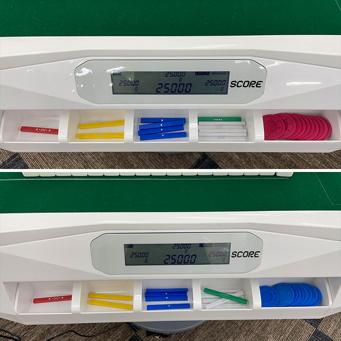【中古】 家庭用点数表示機能付全自動麻雀卓 スリム プラス スコア Slim P+ SCORE JA-SCORE アルバン 【動産王】千葉 ☆送料無料