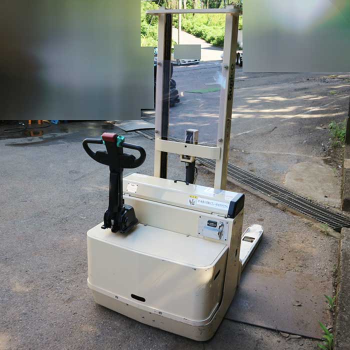 【中古】 スタッカーフォークリフト 0.7t 2SW-715 スギコー 電動 バッテリー 機械 階上作業 ウォーキー 歩行 【動産王】千葉☆送料無料