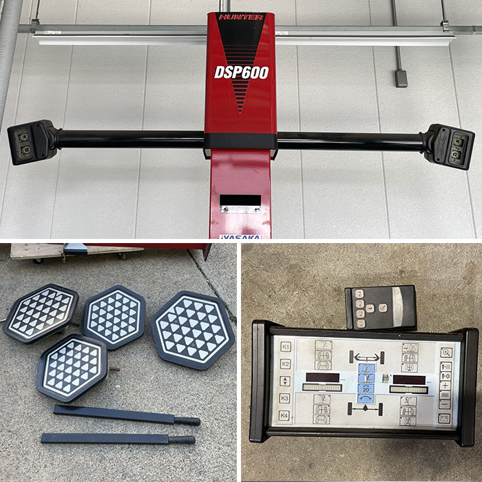 【中古】アライナーウォールマウント ホイールアライメント R811-600R/DSP-600 イヤサカ 現状渡し【動産王】名古屋☆送料無料