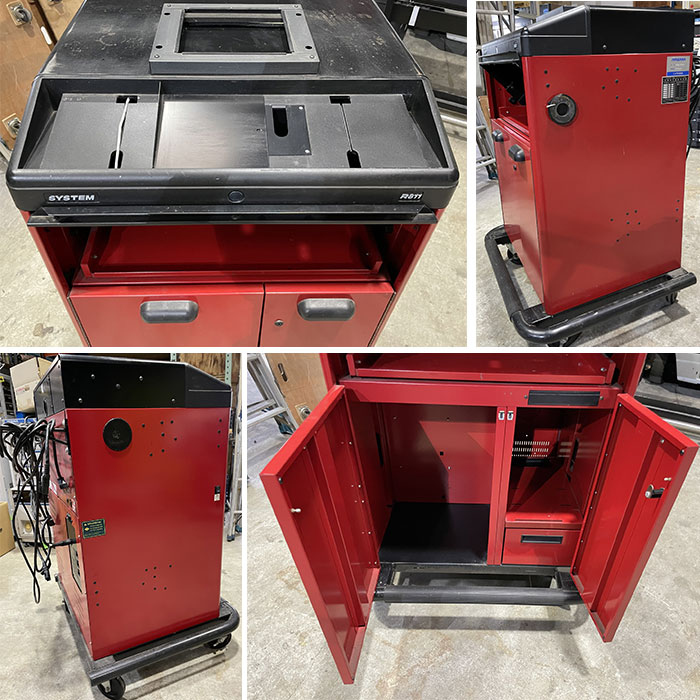 【中古】アライナーウォールマウント ホイールアライメント R811-600R/DSP-600 イヤサカ 現状渡し【動産王】名古屋☆送料無料