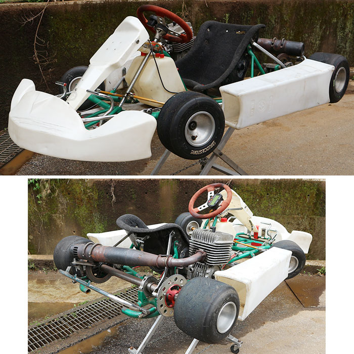 【中古】レーシングカート トニーカート TONY KART ジャンク スポーツカート フレーム 車体 カート 【動産王】千葉★引取限定