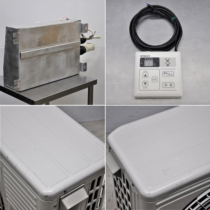 中古｜プレハブ冷蔵ユニット 外機RU-R10SMD3 内機RU-R10SMCD3 日立 2019年 セパレート型冷凍冷蔵ユニット 1坪用 ｜動産王｜大阪｜送料無料