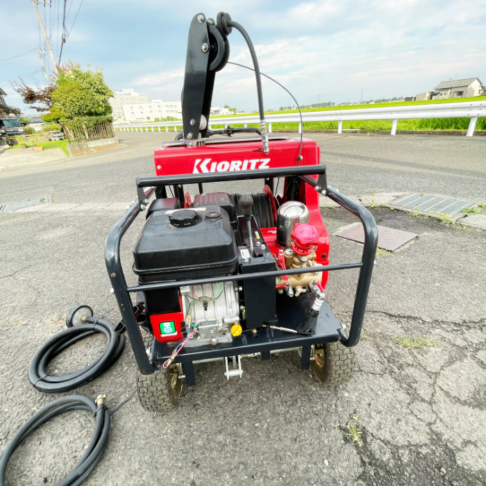 中古】 自走式ラジコンキャリー動噴 VRC457F 共立 2019年式 噴霧 散布