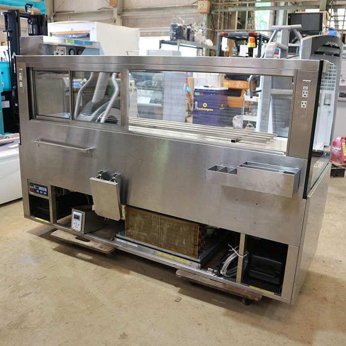 中古】対面 冷蔵ショーケース 業務用 協和熱学 オープンショーケース